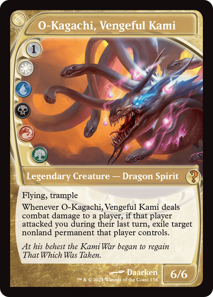 {R} O-Kagachi, Vengeful Kami (Future Sight) [Mystery Booster 2][MB2 138]
