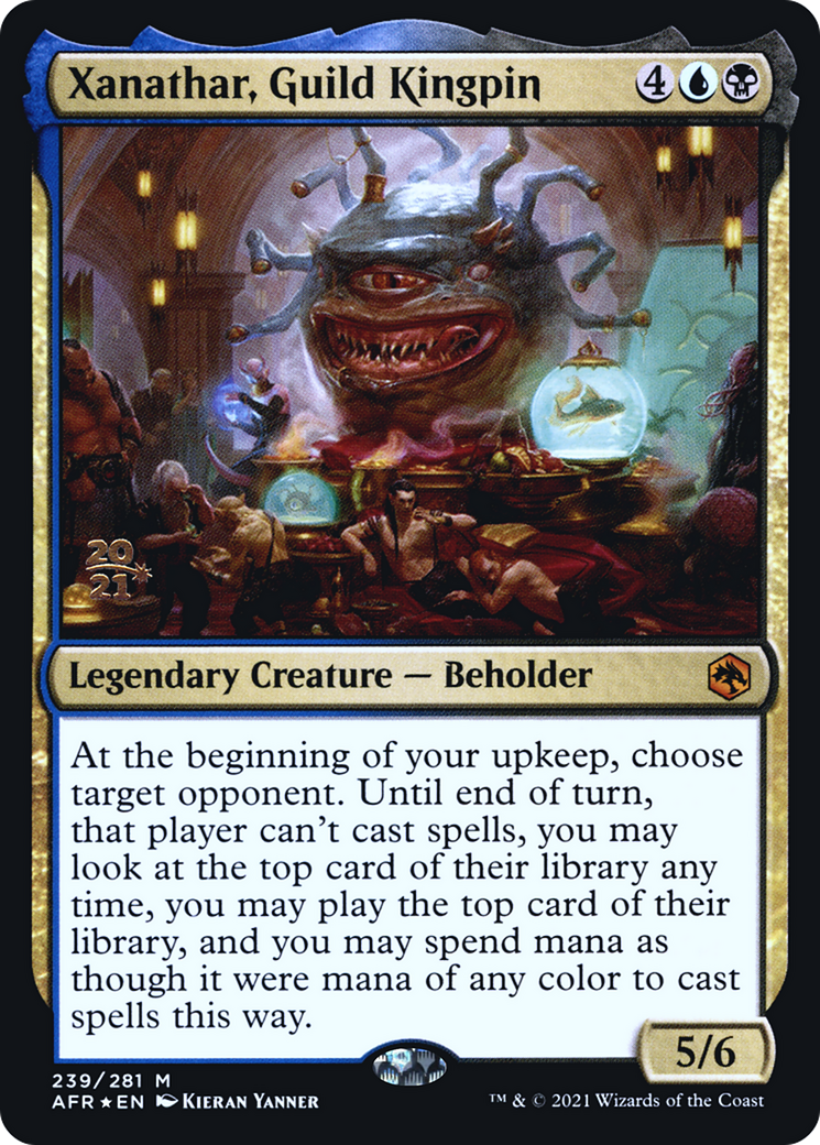 {R} Xanathar, Guild Kingpin [Dungeons & Dragons: Adventures in the Forgotten Realms Prerelease Promos][PR AFR 239]