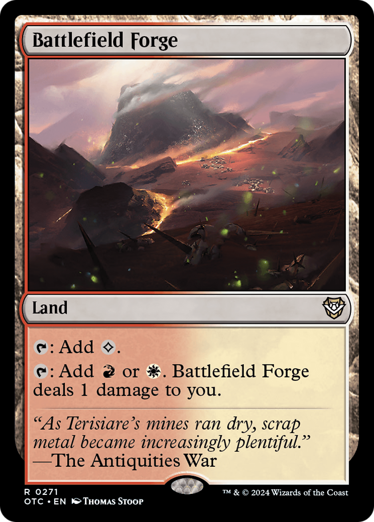 {R} Battlefield Forge [Outlaws of Thunder Junction Commander][OTC 271]