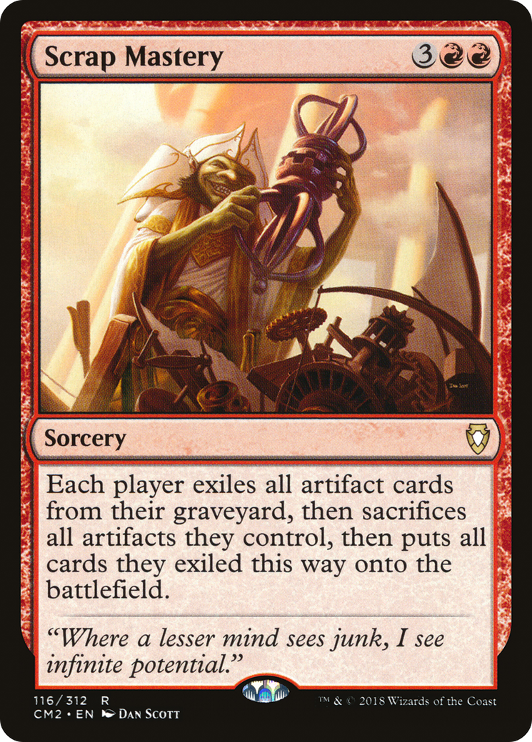 {R} Scrap Mastery [Commander Anthology Volume II][CM2 116] - Misty Mountain Games