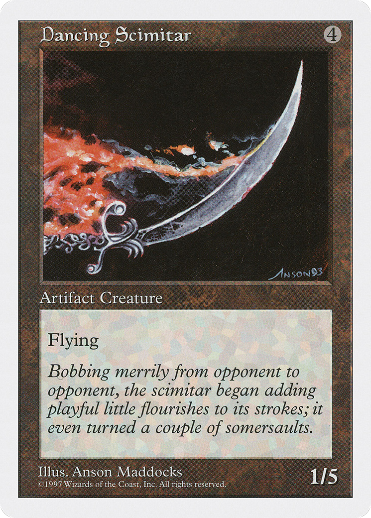{R} Dancing Scimitar [Fifth Edition][5ED 362] - Misty Mountain Games
