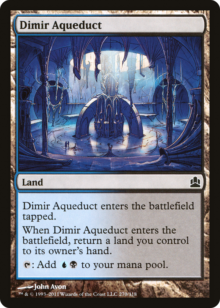 {C} Dimir Aqueduct [Commander 2011][CMD 270]