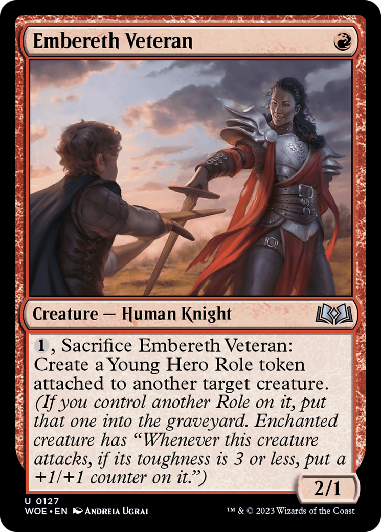 {@C} Embereth Veteran [Wilds of Eldraine][WOE 127]
