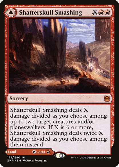 {R} Shatterskull Smashing // Shatterskull, the Hammer Pass [Zendikar Rising][ZNR 161]