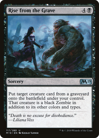 {C} Rise from the Grave [Core Set 2019][M19 117]