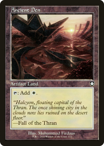 {C} Ancient Den (Retro) [The Brothers' War Commander][BRC 172]