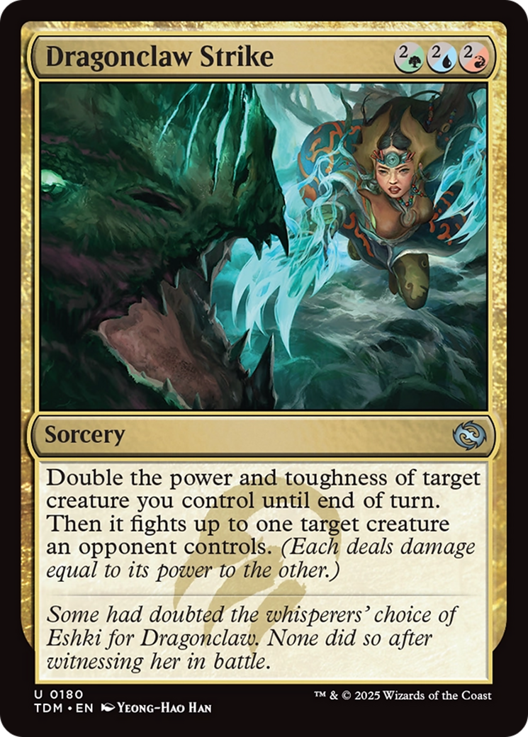 {@C} Dragonclaw Strike [Tarkir: Dragonstorm][TDM 180]