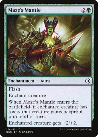 {C} Maze's Mantle [Phyrexia: All Will Be One][ONE 174]