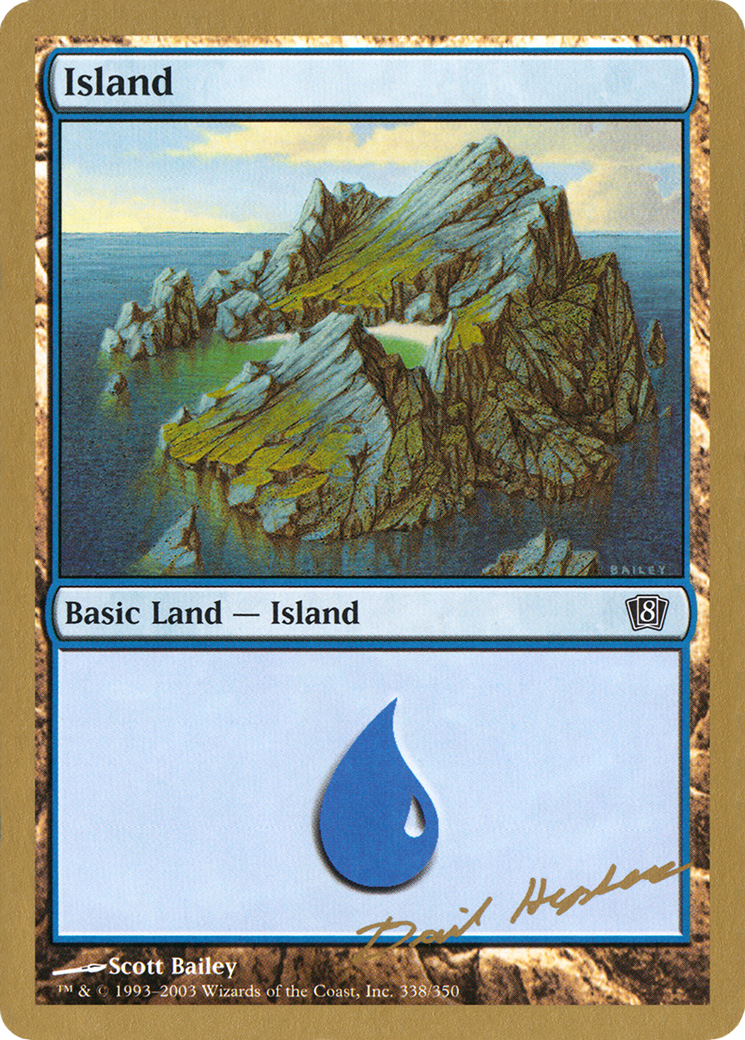 {B}[GB WC03 DH338] Island (dh338) (Dave Humpherys) [World Championship Decks 2003]