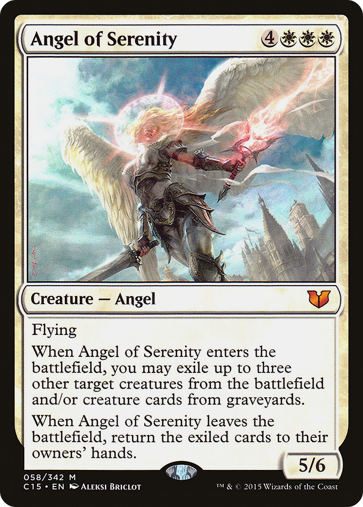 {R} Angel of Serenity [Commander 2015][C15 058]
