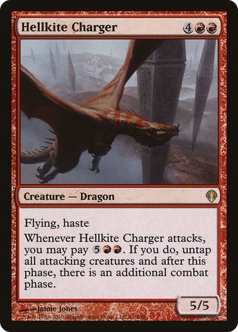 {R} Hellkite Charger [Archenemy][ARC 041]