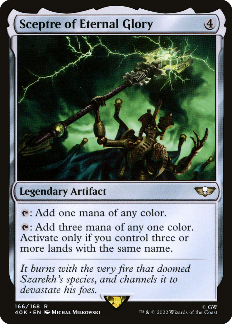 {R} Sceptre of Eternal Glory [Universes Beyond: Warhammer 40,000][40K 166]