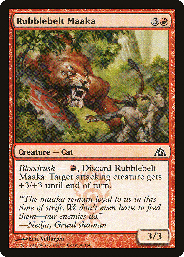 {C} Rubblebelt Maaka [Dragon's Maze][DGM 038]