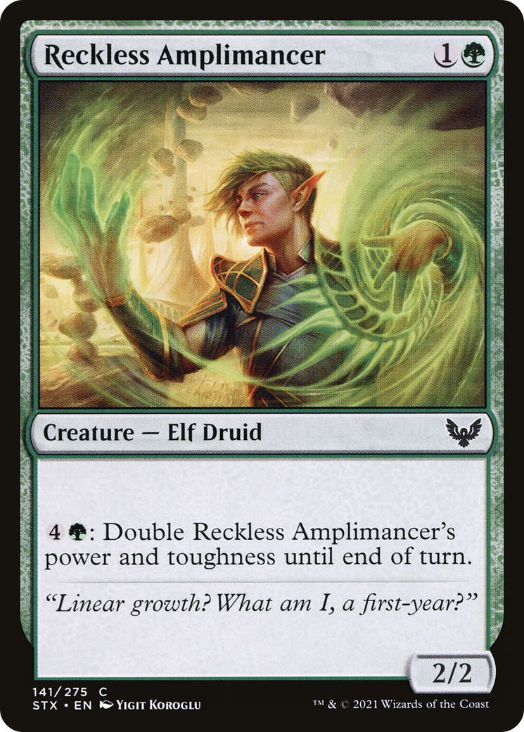 {C} Reckless Amplimancer [Strixhaven: School of Mages][STX 141]