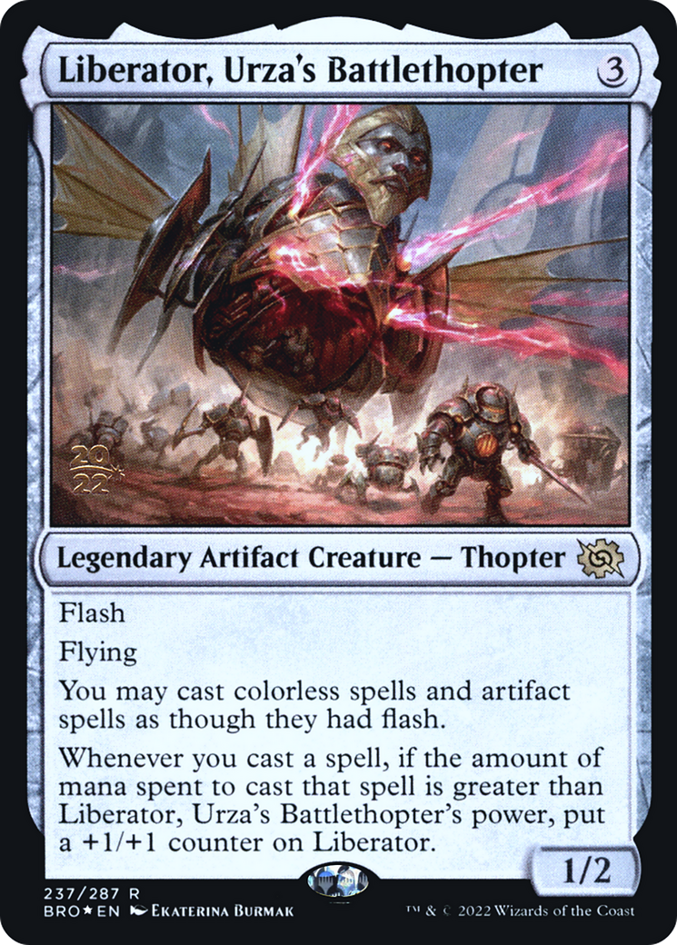 {R} Liberator, Urza's Battlethopter [The Brothers' War: Prerelease Promos][PR BRO 237]