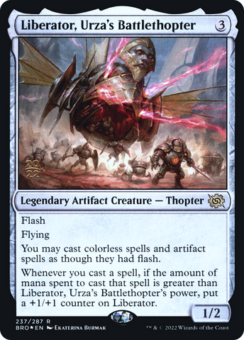 {R} Liberator, Urza's Battlethopter [The Brothers' War: Prerelease Promos][PR BRO 237]