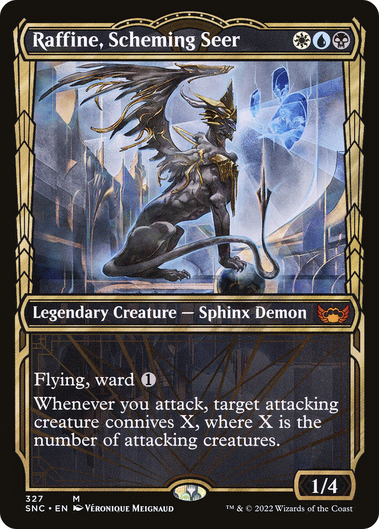 {R} Raffine, Scheming Seer (Showcase Golden Age) [Streets of New Capenna][SNC 327]