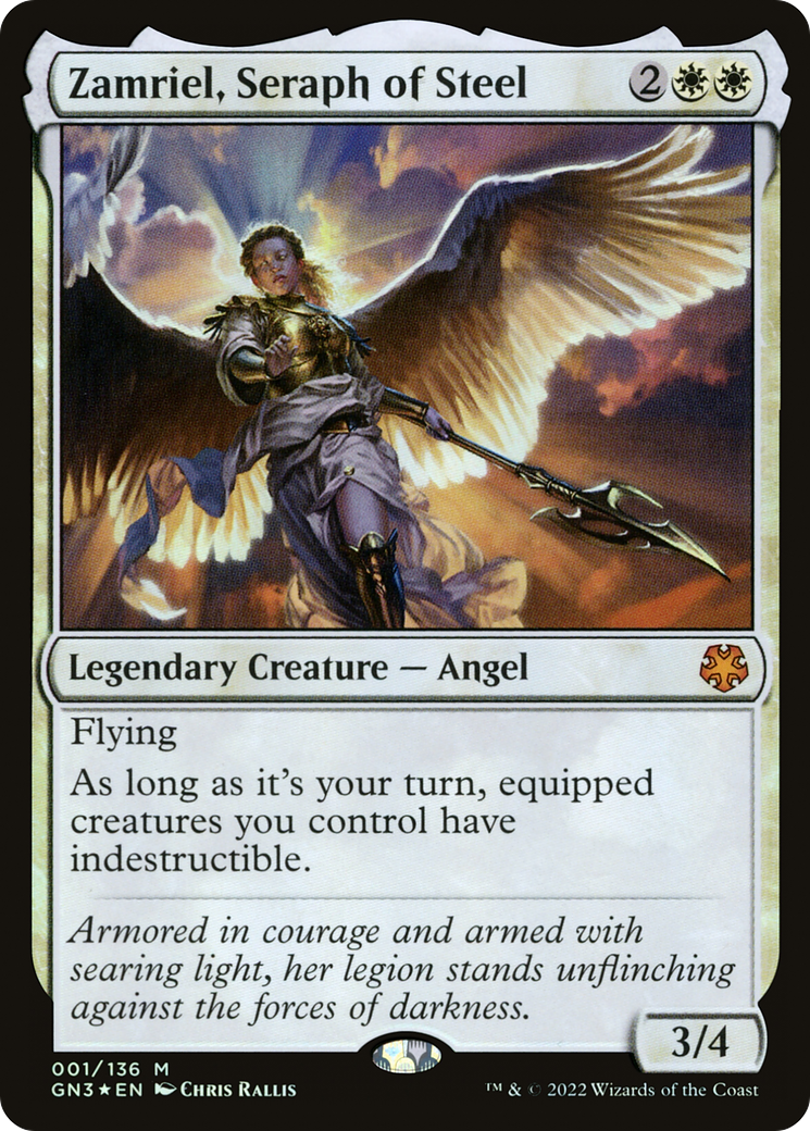 {R} Zamriel, Seraph of Steel [Game Night 2022][GN3 001]