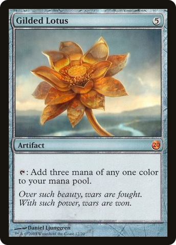 {R} Gilded Lotus [From the Vault: Twenty][V13 012]