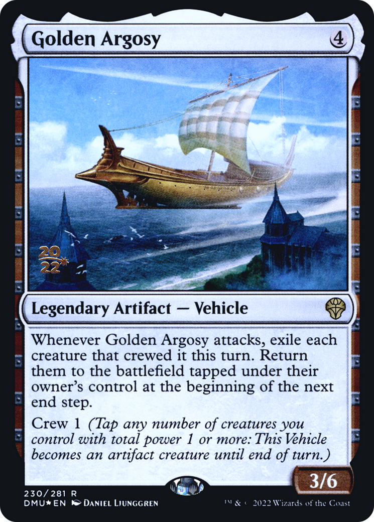 {R} Golden Argosy [Dominaria United Prerelease Promos][PR DMU 230]