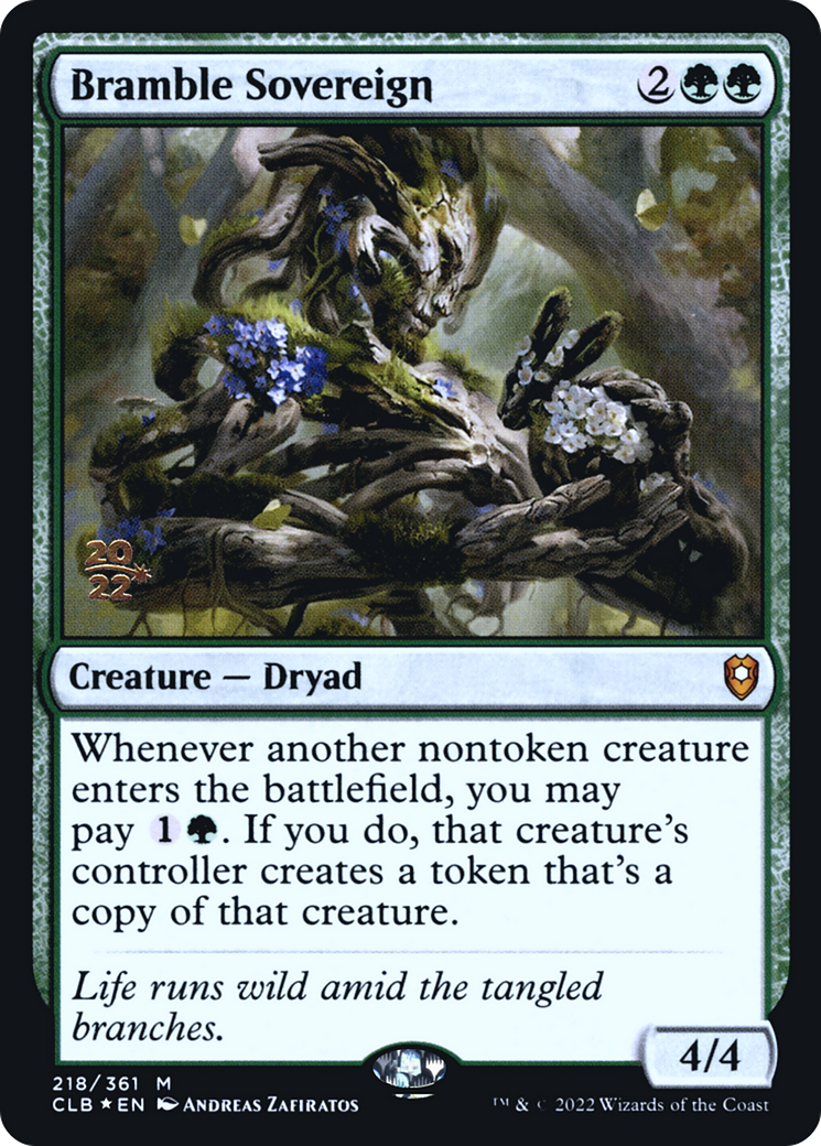 {R} Bramble Sovereign [Commander Legends: Battle for Baldur's Gate Prerelease Promos][PR CLB 218]