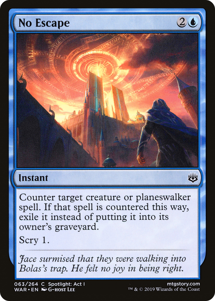 {C} No Escape [War of the Spark][WAR 063]