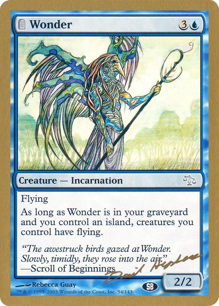 {C} Wonder (Dave Humpherys) (SB) [World Championship Decks 2003][GB WC03 DH54SB]