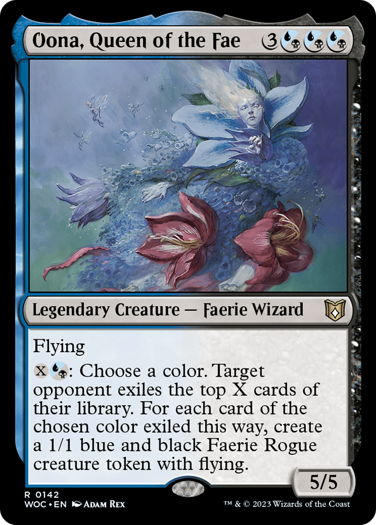 {R} Oona, Queen of the Fae [Wilds of Eldraine Commander][WOC 142]