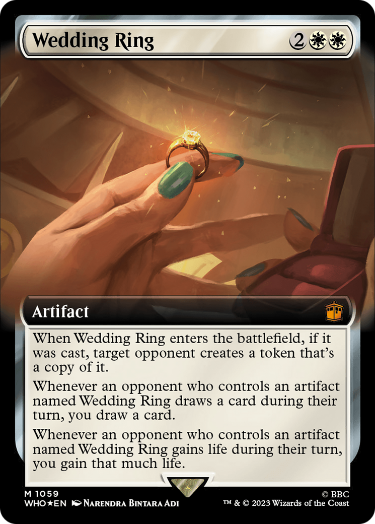 {R} Wedding Ring (Extended Art) (Surge Foil) [Doctor Who][WHO 1059]