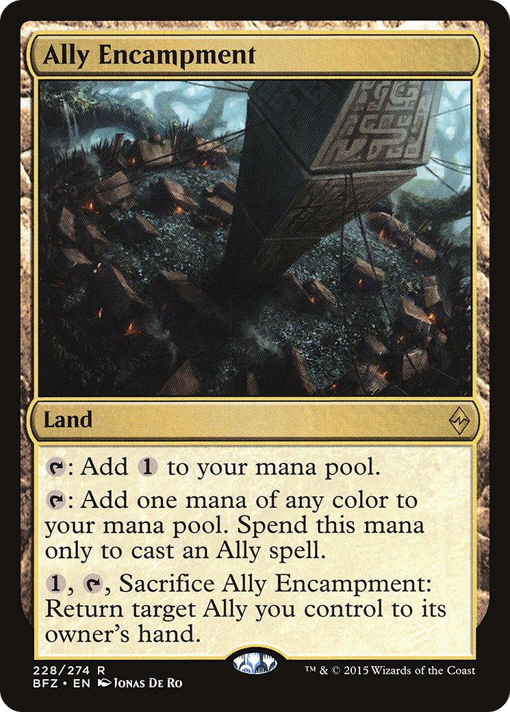 {R} Ally Encampment [Battle for Zendikar][BFZ 228] - Misty Mountain Games