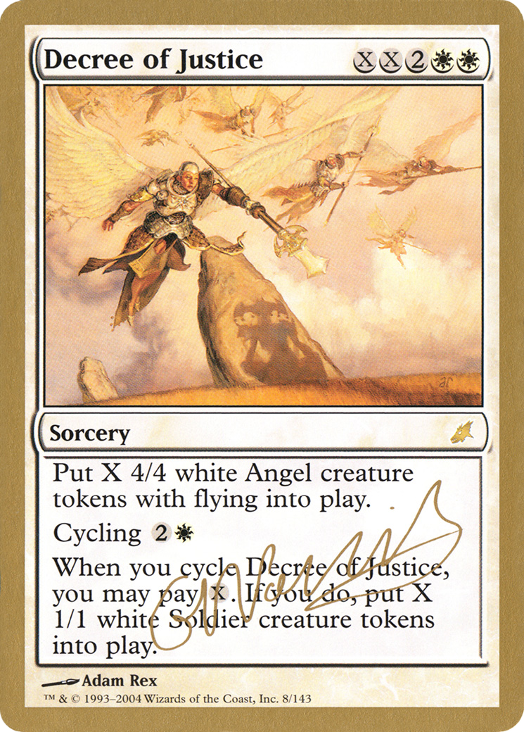 {R} Decree of Justice (Gabriel Nassif) [World Championship Decks 2004][GB WC04 GN8]