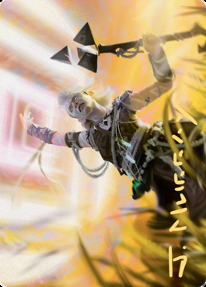 {A} Kor Celebrant Art Card (Gold-Stamped Signature) [Zendikar Rising Art Series][AZNR 041]