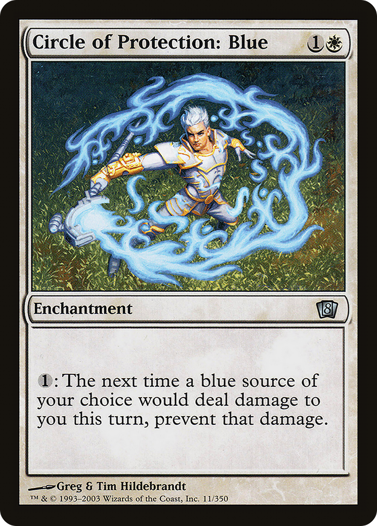 {C} Circle of Protection: Blue [Eighth Edition][8ED 011]