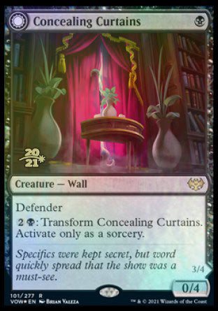 {R} Concealing Curtains // Revealing Eye [Innistrad: Crimson Vow Prerelease Promos][PR VOW 101]