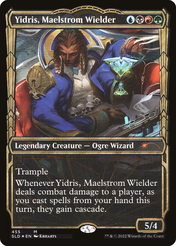 {R} Yidris, Maelstrom Wielder (Showcase Gilded Foil) [Secret Lair Drop Series][SLD 455]