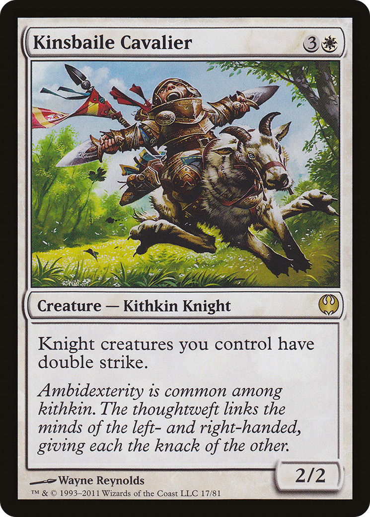 {R} Kinsbaile Cavalier [Duel Decks: Knights vs. Dragons][DDG 017]