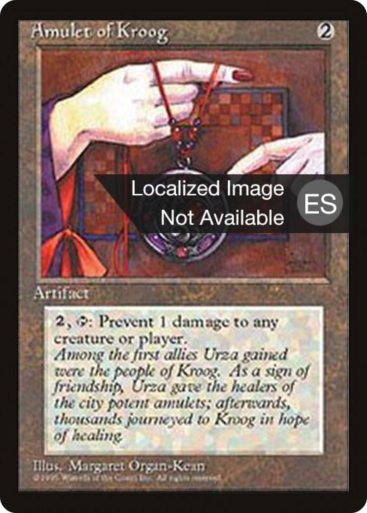 {F} Amulet of Kroog [Fourth Edition (Foreign Black Border)][FBB 4ED 293]