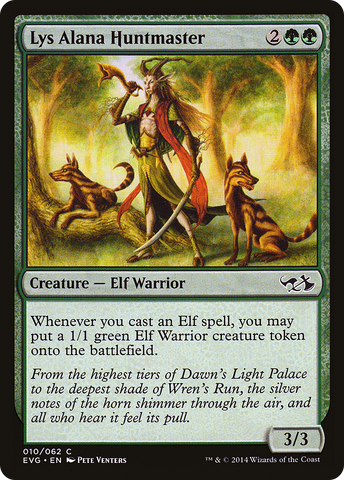 {C} Lys Alana Huntmaster (Elves vs. Goblins) [Duel Decks Anthology][EVG 010]