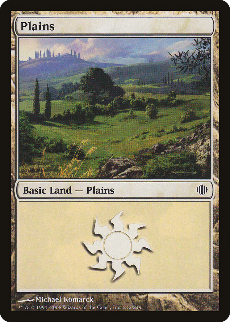 {B}[ALA 232] Plains (232) [Shards of Alara]