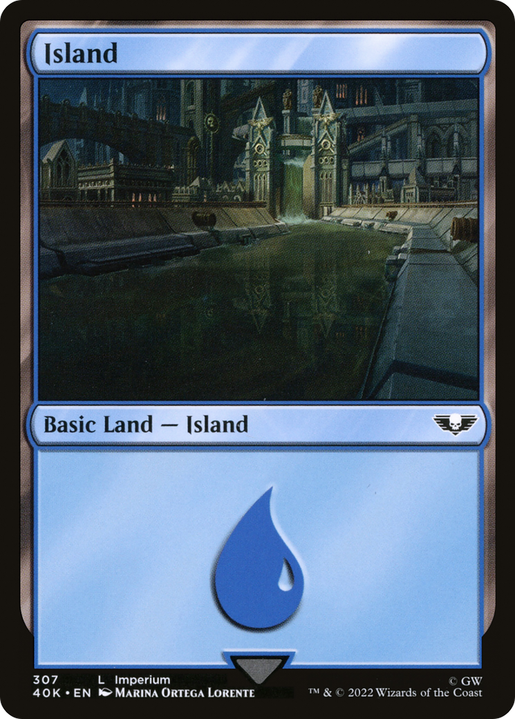 {B}[40K 307] Island (307) [Universes Beyond: Warhammer 40,000]