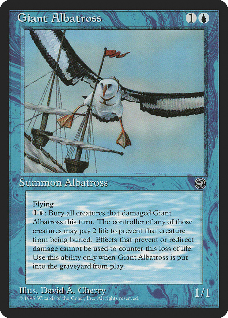 {C} Giant Albatross (Red Flag) [Homelands][HML 27A]