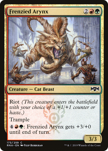 {C} Frenzied Arynx [Ravnica Allegiance][RNA 173]