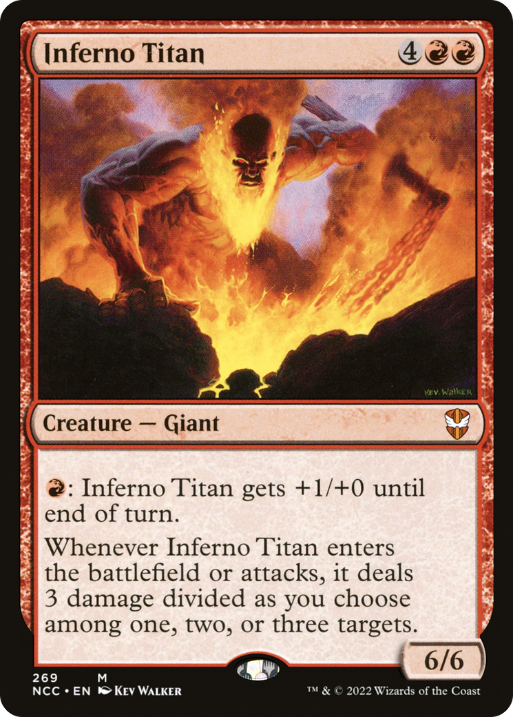 {R} Inferno Titan [Streets of New Capenna Commander][NCC 269]