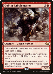 {R} Goblin Rabblemaster [Duel Decks: Merfolk vs. Goblins][DDT 046]