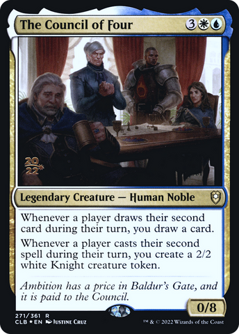 {R} The Council of Four [Commander Legends: Battle for Baldur's Gate Prerelease Promos][PR CLB 271]
