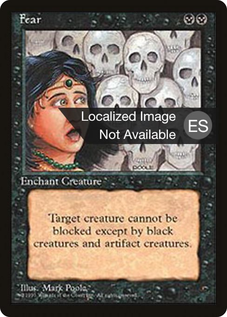 {F} Fear [Fourth Edition (Foreign Black Border)][FBB 4ED 137]