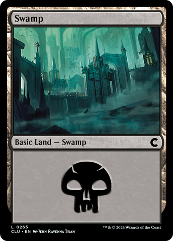 {B} Swamp (0265) [Ravnica: Clue Edition][CLU 265]