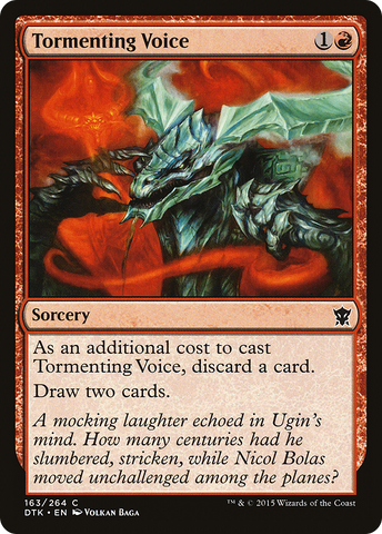 {C} Tormenting Voice [Dragons of Tarkir][DTK 163]