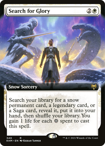 {R} Search for Glory (Extended Art) [Kaldheim][KHM 340]
