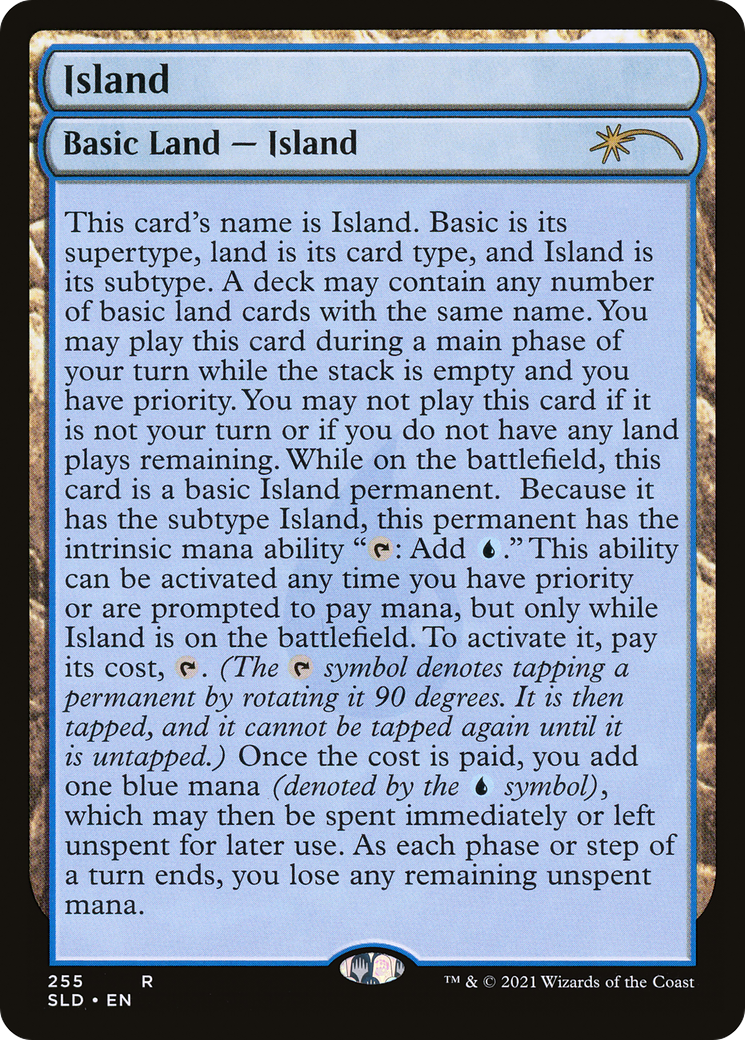 {B}[SLD 255] Island (255) [Secret Lair Drop Series]